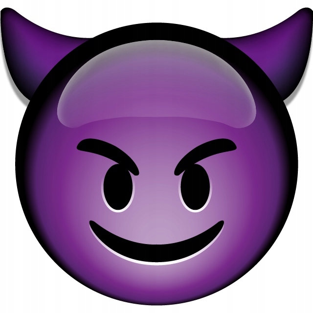 Naklejka 3D na Samochód Auto Gadżety Wodoodporna diabełek emoji