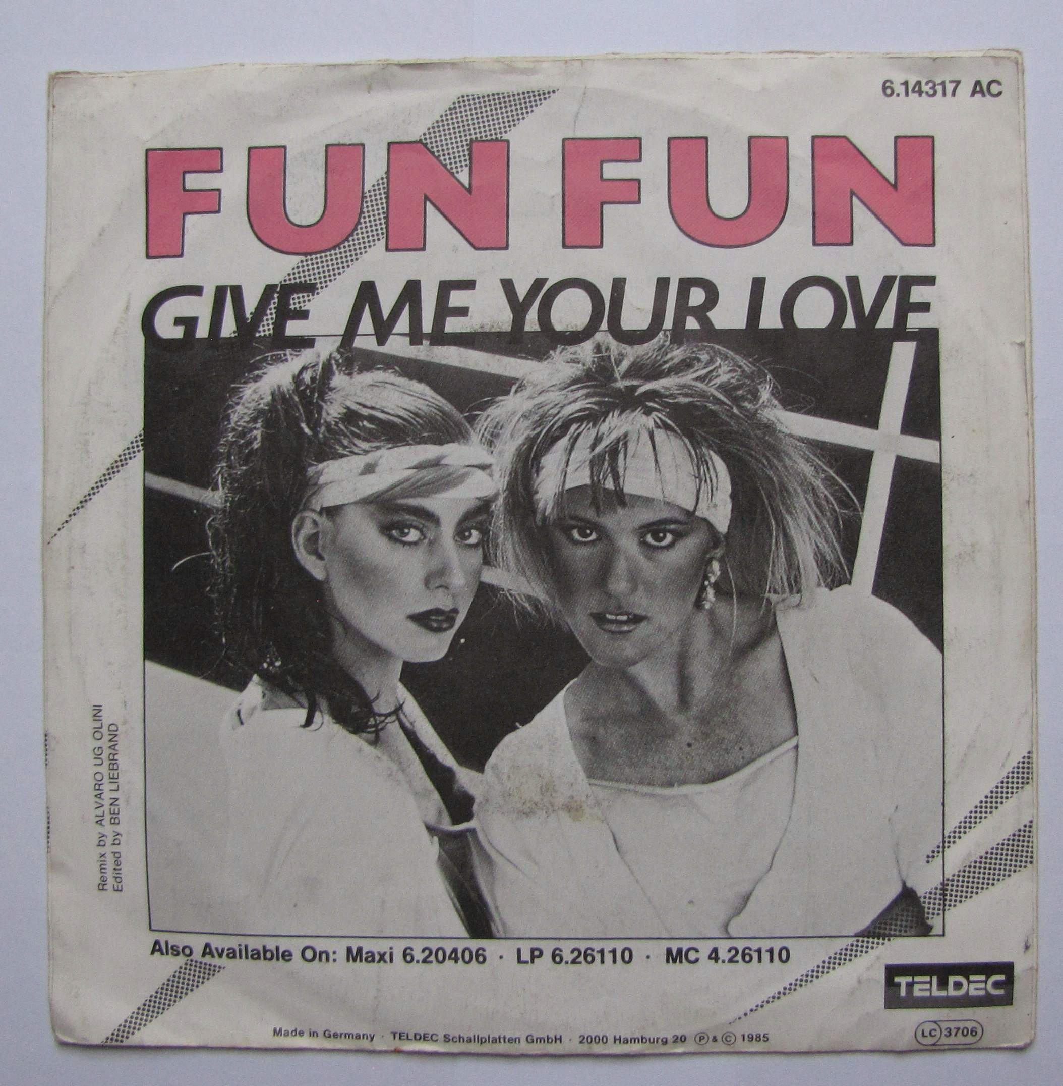 FUN FUN Give Me Your Love ~ 7''SP Italo-Disco