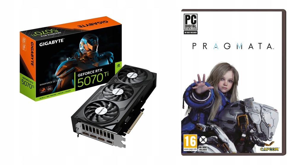 Gigabyte GeForce Rtx 5070 Ti Windforce Oc V2 16G Nvidia 16 Gb GDDR7