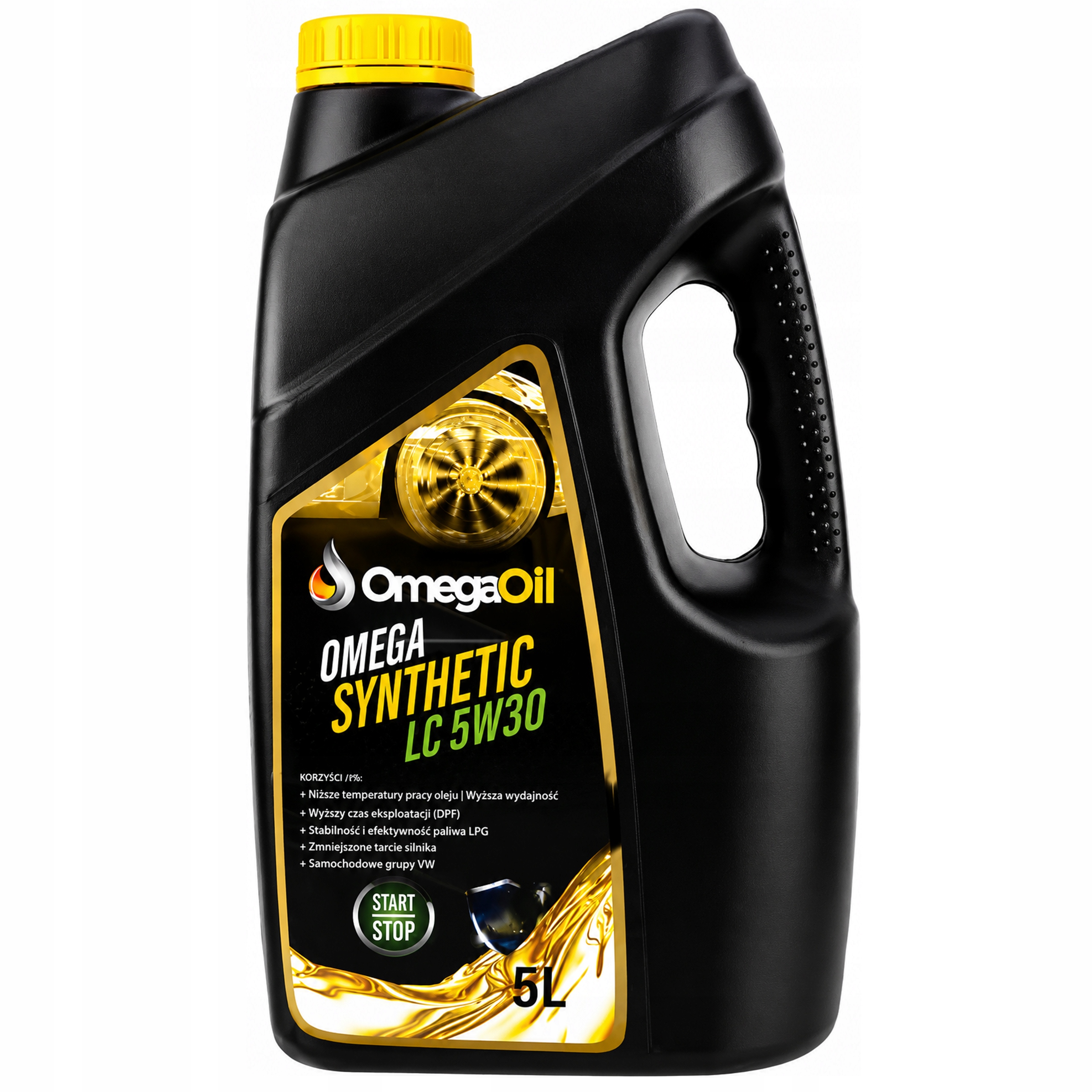 Olej Omegaoil 5W30 5L 504.00 507.00 LL-04 C3 Pełny Syntetyk Silnikowy Normy