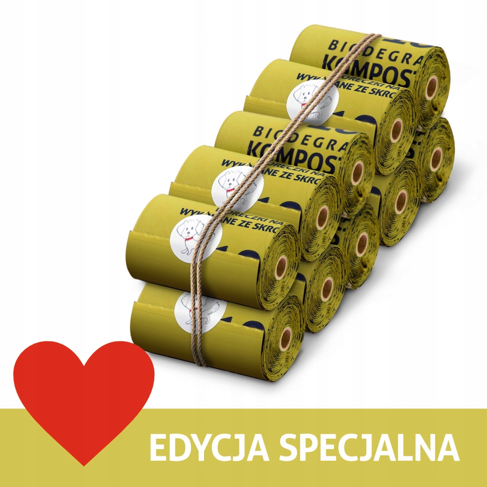 

Eko Woreczki Na Odchody na 3 m-ce Edycja Specjalna