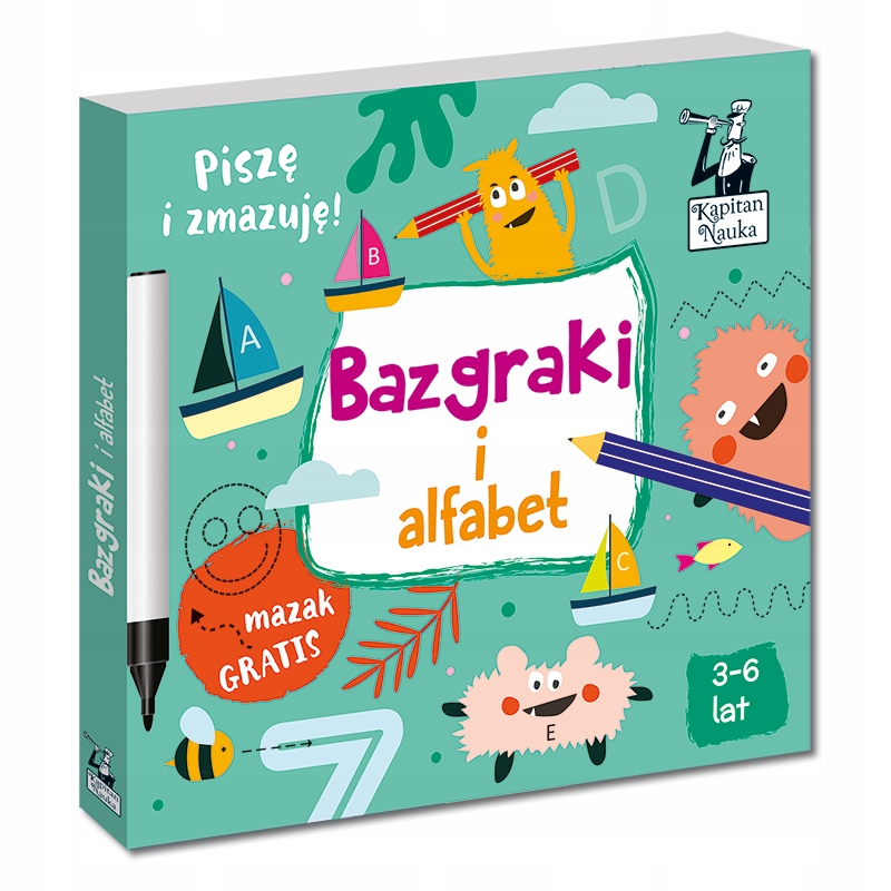 

Bazgraki I Alfabet Kapitan Nauka Monika Sobkowiak