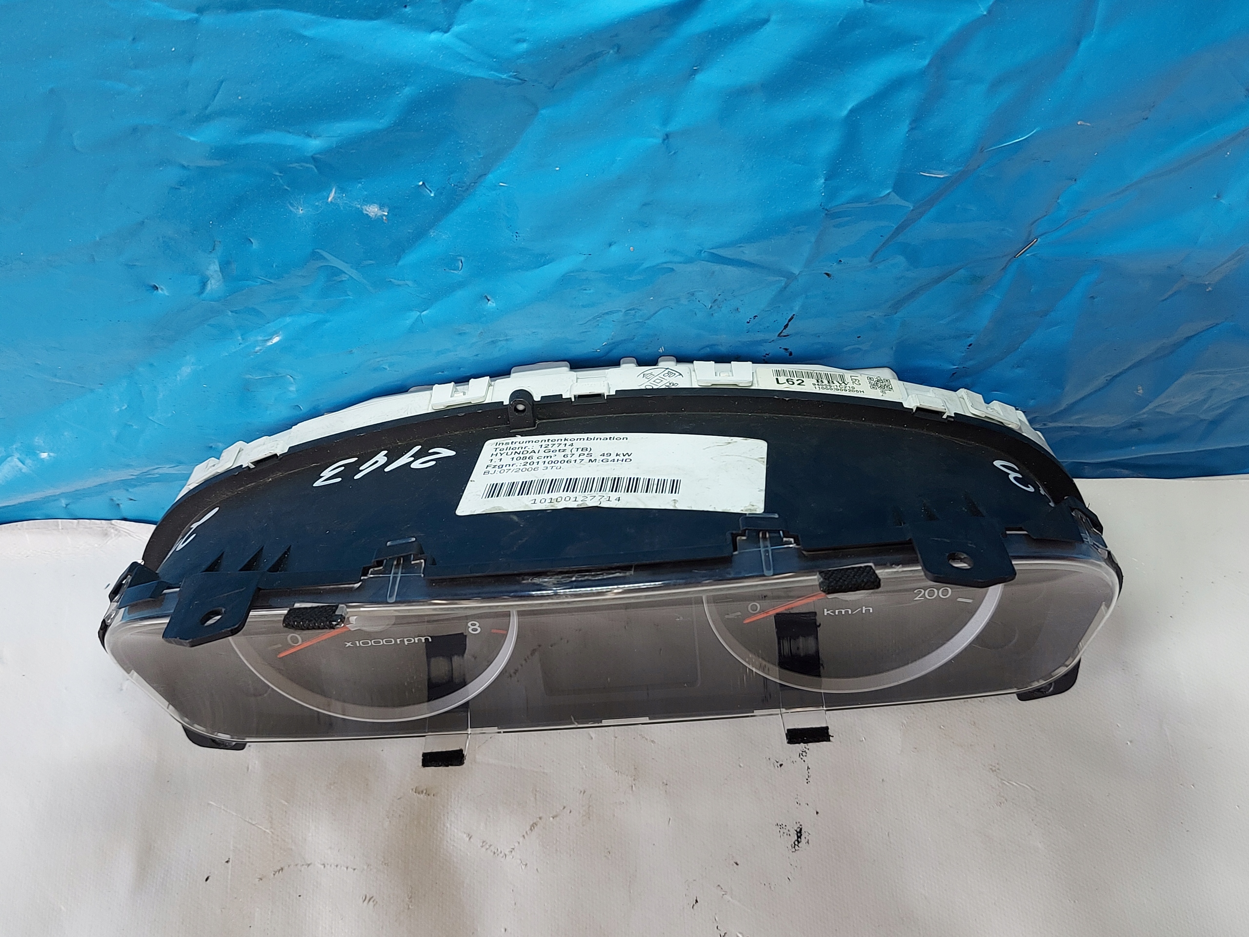 dials clock HYUNDAI GETZ 1.1B 940051C210