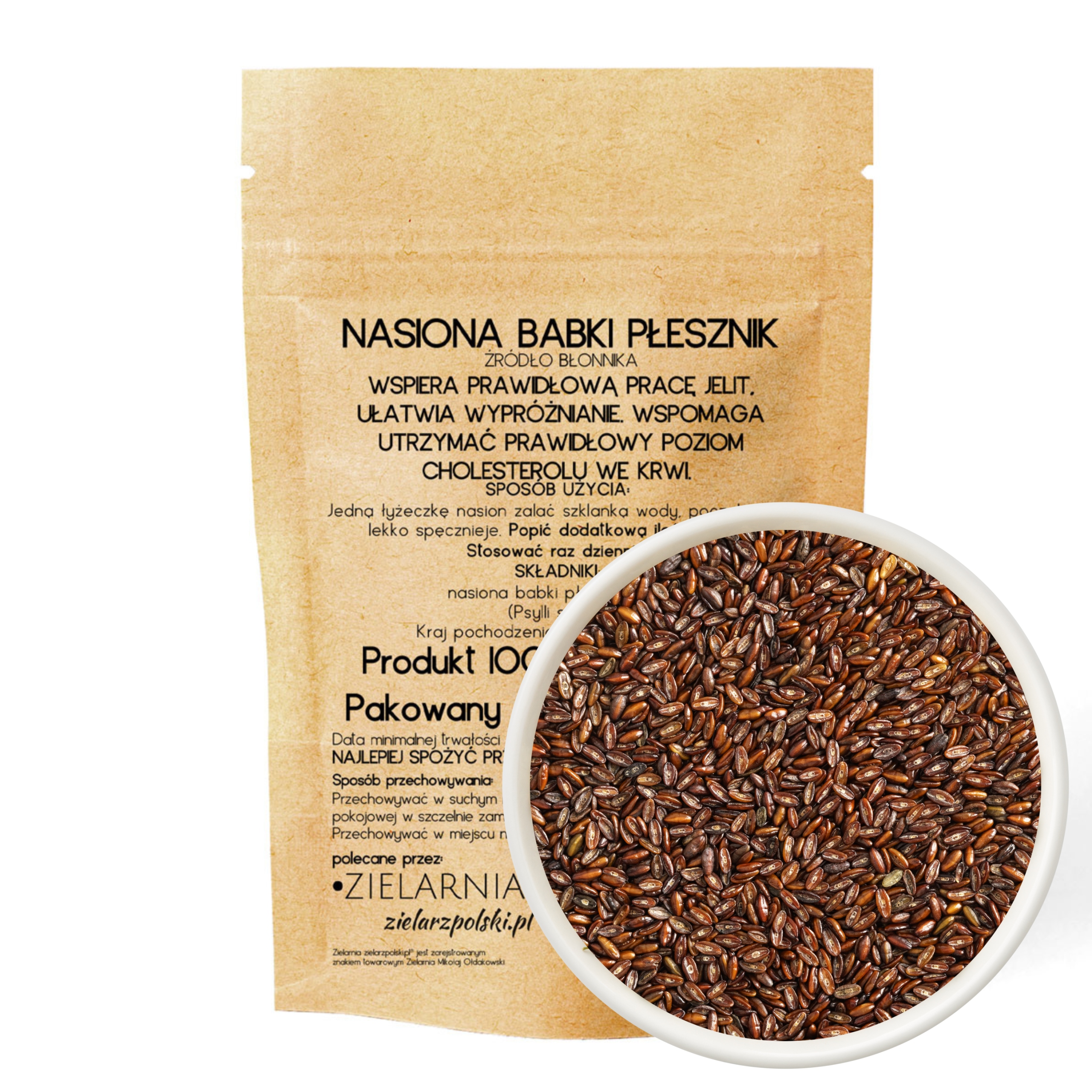 Babka płesznik Nasiona Babki Płesznik 100% Polska