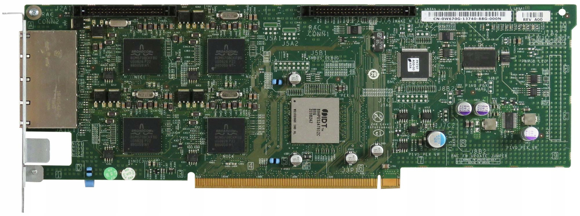 Dell 0W670G 4PORTOVÝ Gigabitový Poweredge R900