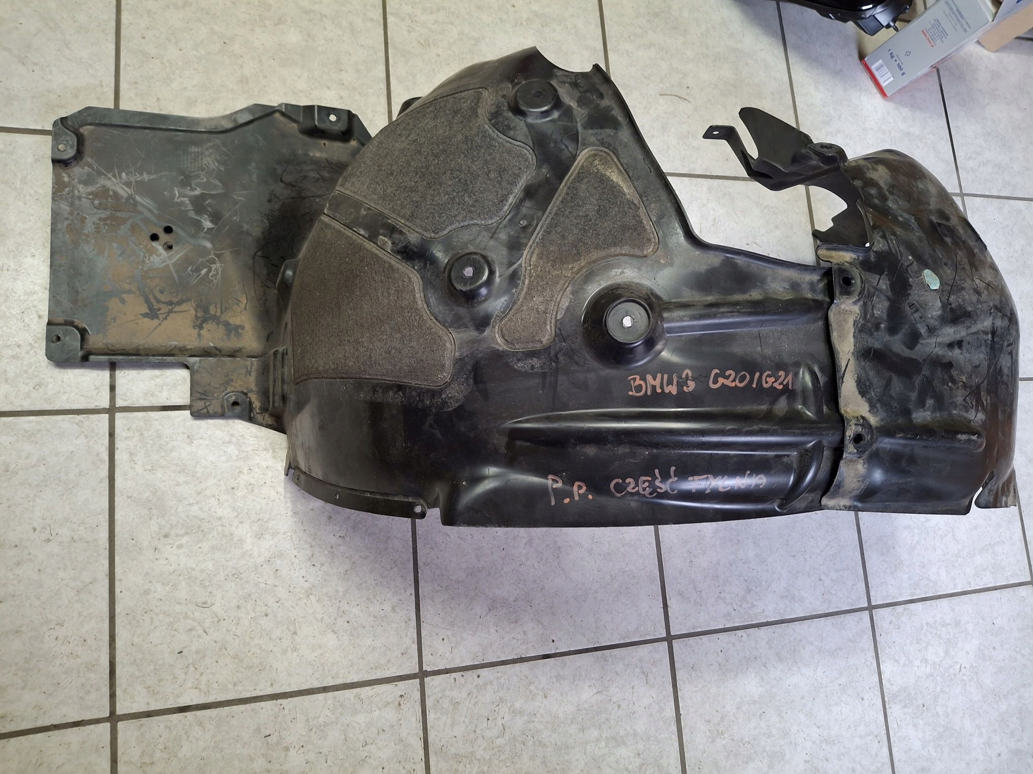 mudguard right front BMW 3 G20 G21 2018R->