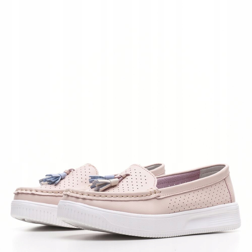 MOKASYNY PÓŁBUTY NA PLATFORMIE DAMSKIE KOLOROWE FRĘDZLE SERGIO LEONE 41 Cechy dodatkowe ażurowe frędzle