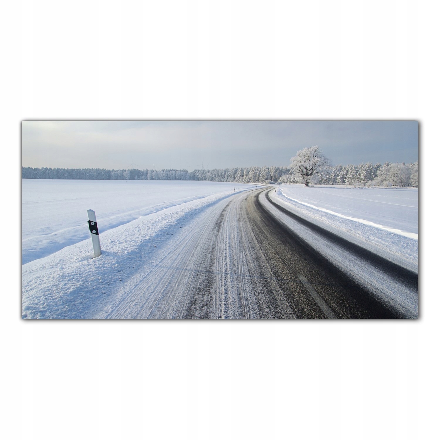 

Obraz na szkle Foto Ulica Zima Krajobraz 120x60