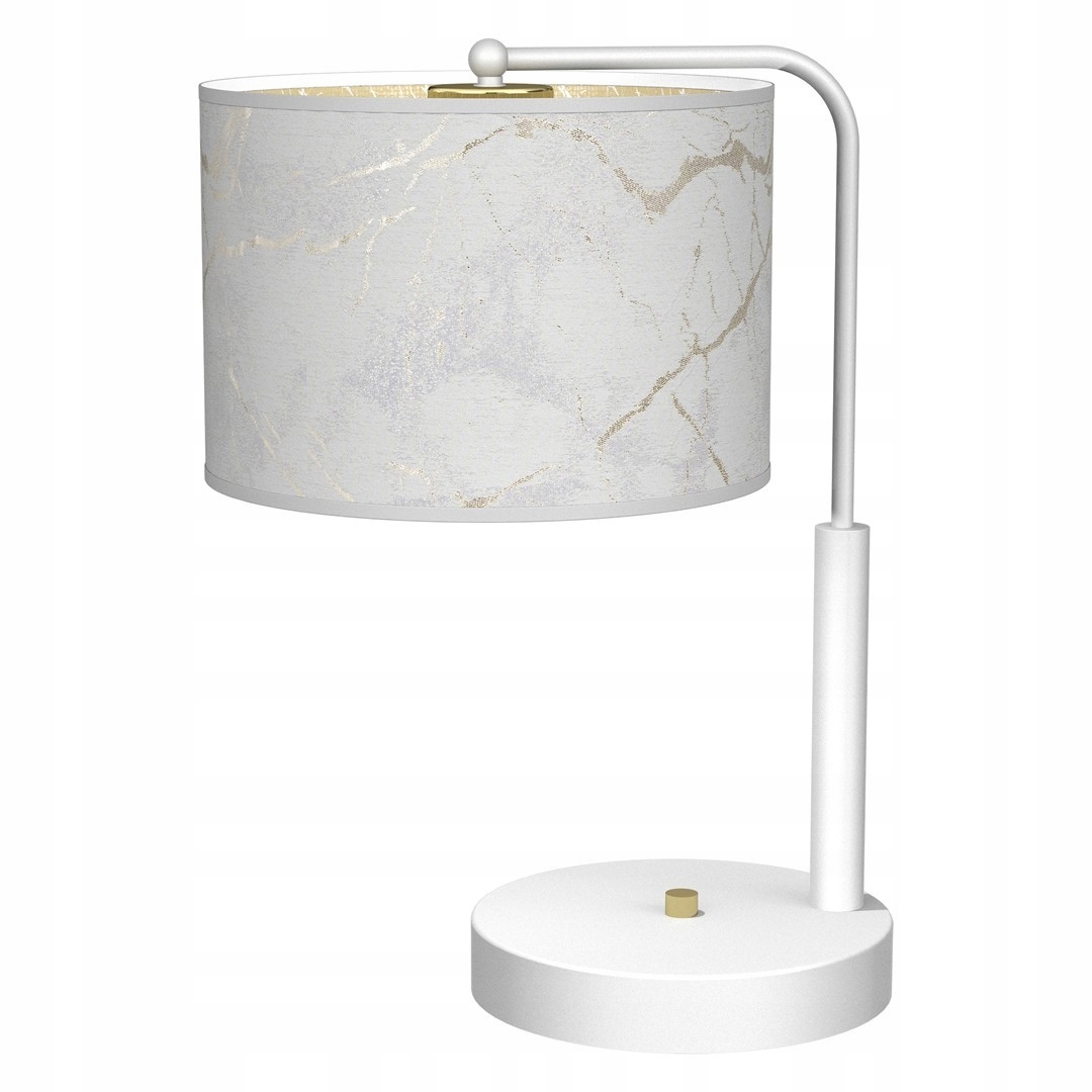 Stolová lampa bielo-zlatá E27 Senso Eko-light