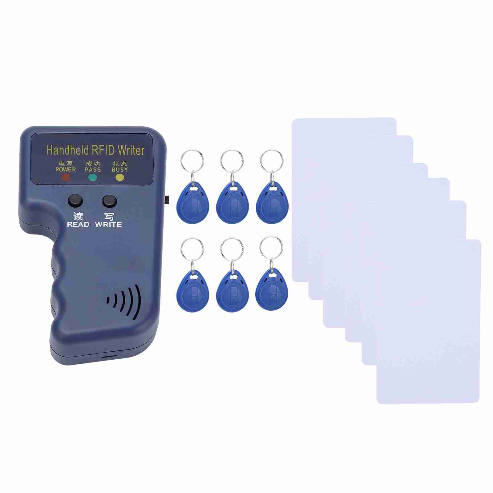 Ręczny czytnik kart identyfikacyjnych Rfid, kopiarka, kopiarka, 6 Tk