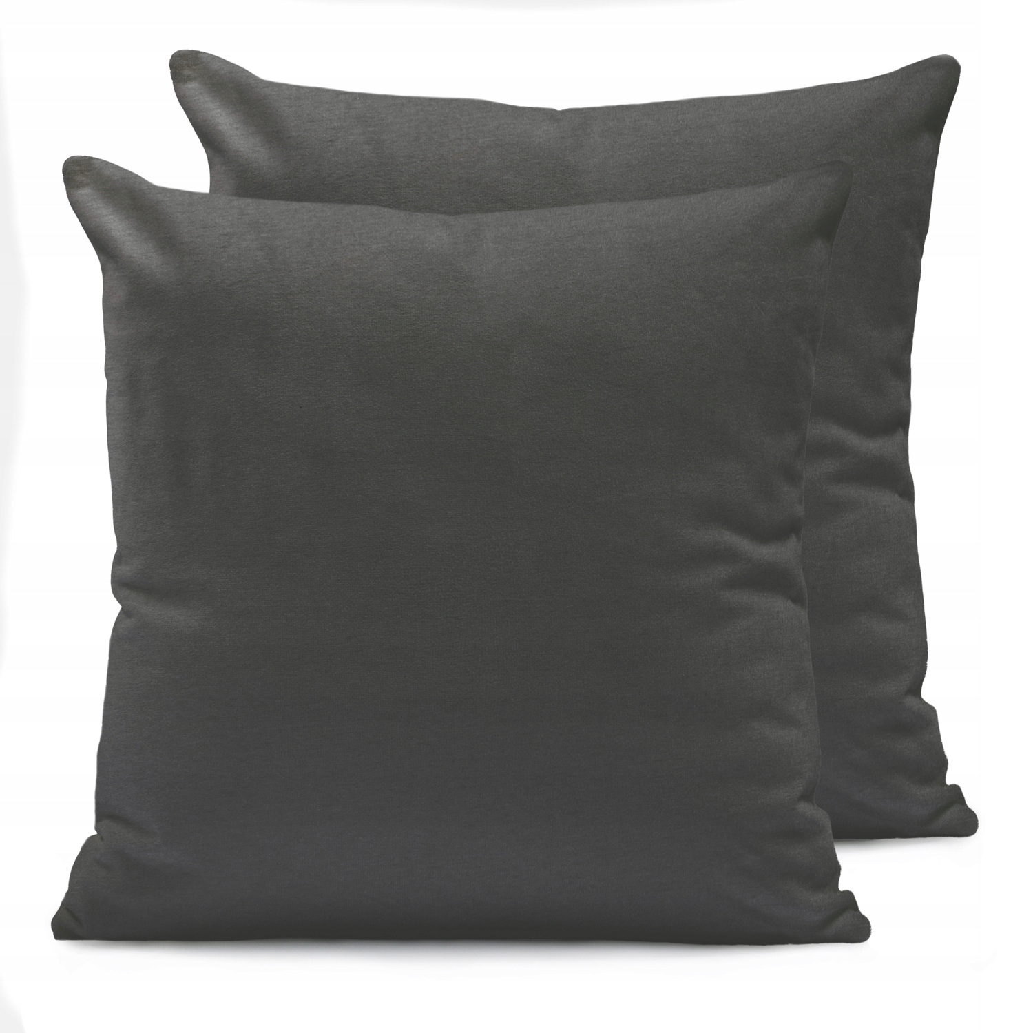 Poszewka na poduszkę Ciemnoszara 40x40*2 szt.