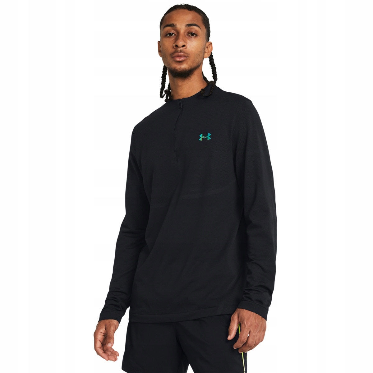 Męski longsleeve treningowy Under Armour czarny S