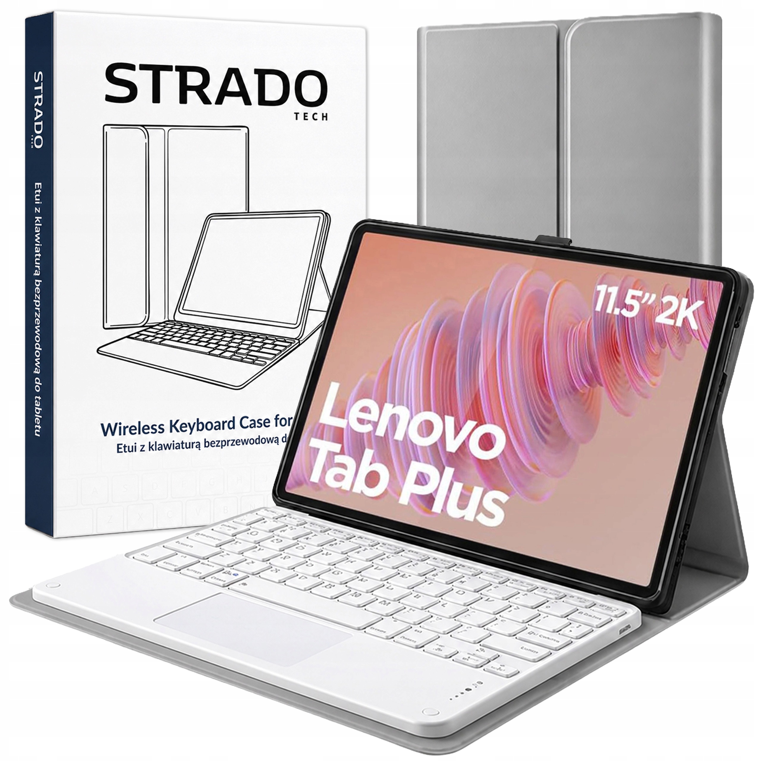 3x Puzdro s Bluetooth klávesnicou typu touchpad pre Lenovo Tab Plus TB351FU 11,5