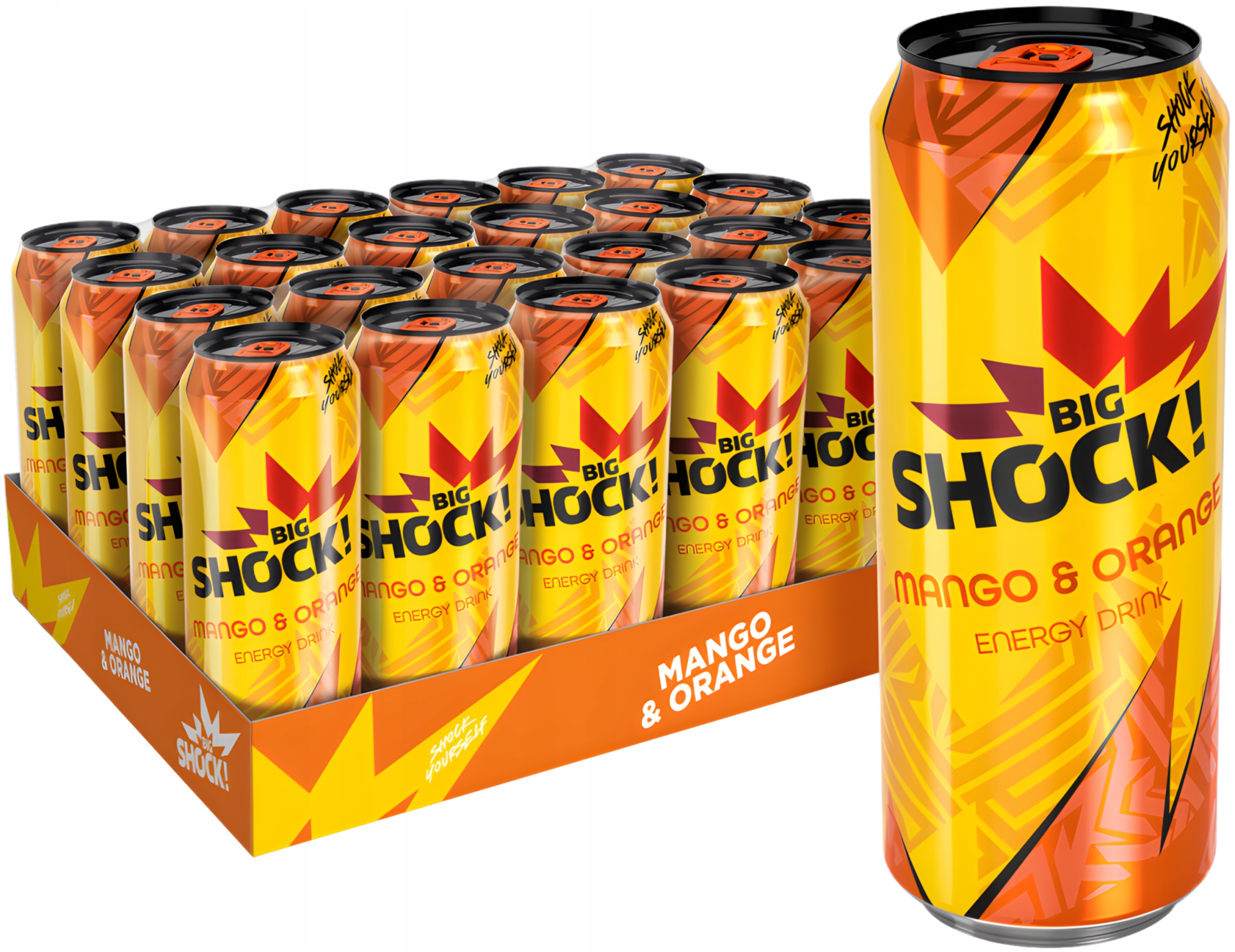 Levně Big Shock! Mango & Orange 24×0,5l