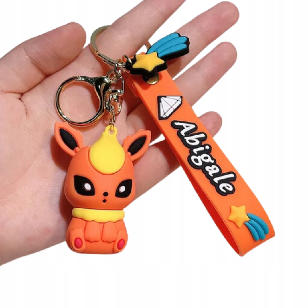 BRELOK DO KLUCZY BRELOCZEK ZAWIESZKA POMARAŃCZOWA POSTAĆ Z BAJKI