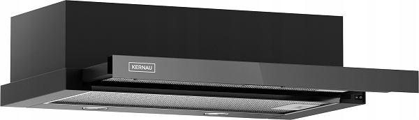 Teleskopický odsavač par Kernau Kth 10.151.1B černý, silný, tichý