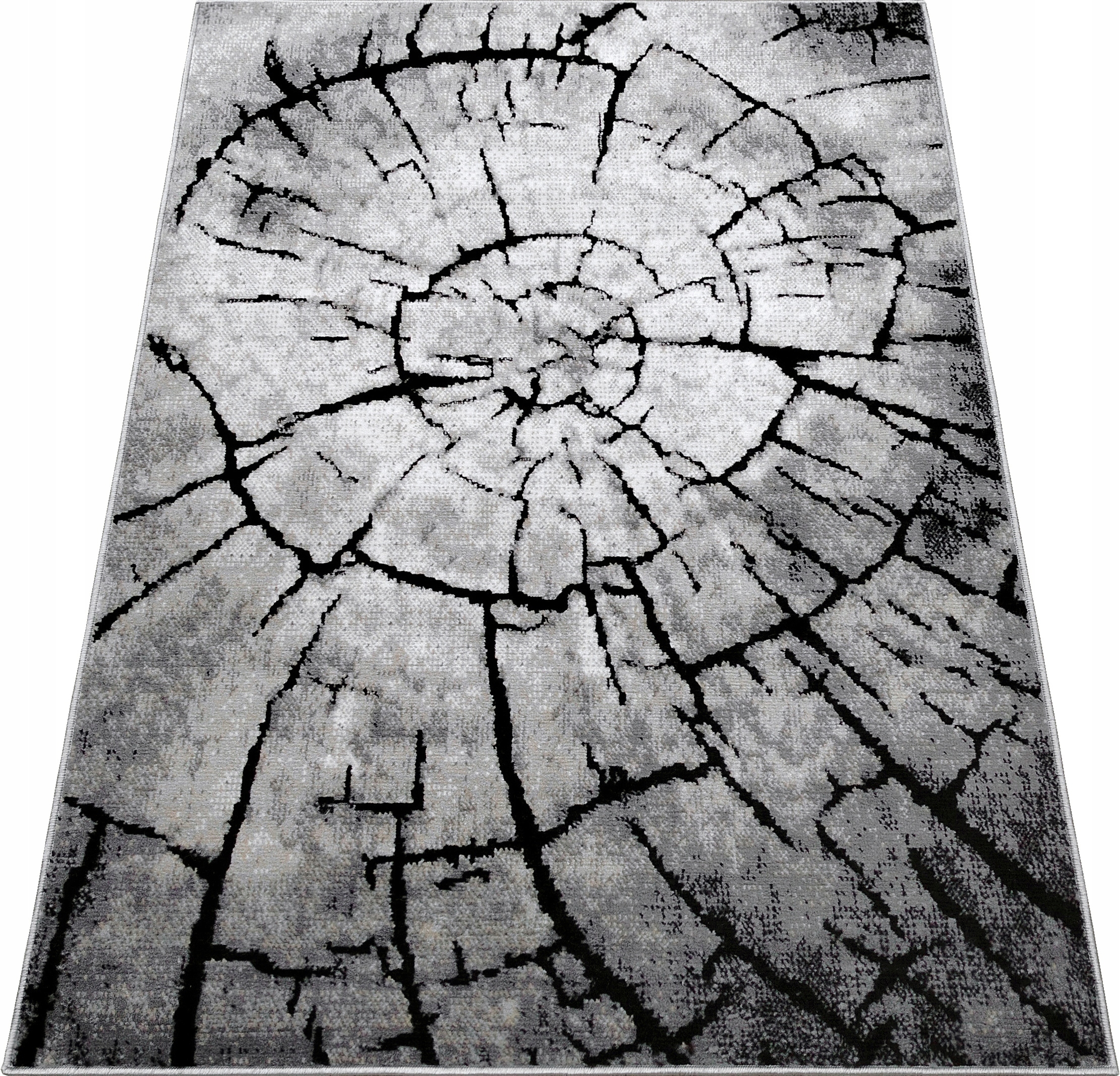 Koberec 160x230 Kmeň Moderný Sivý Do Obývačky