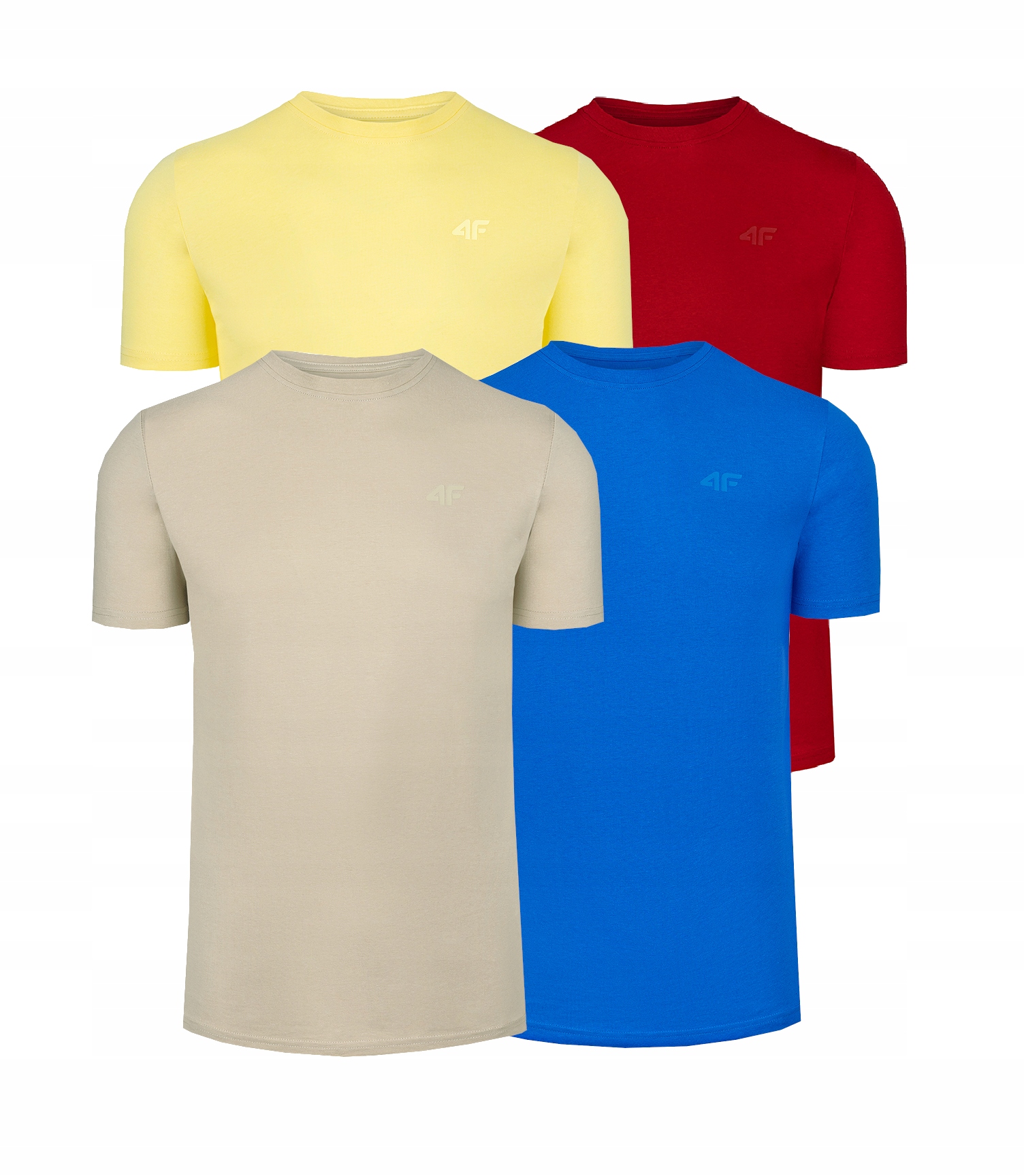 

4F T-shirt Koszulka Męska Zestaw 4 Szt.