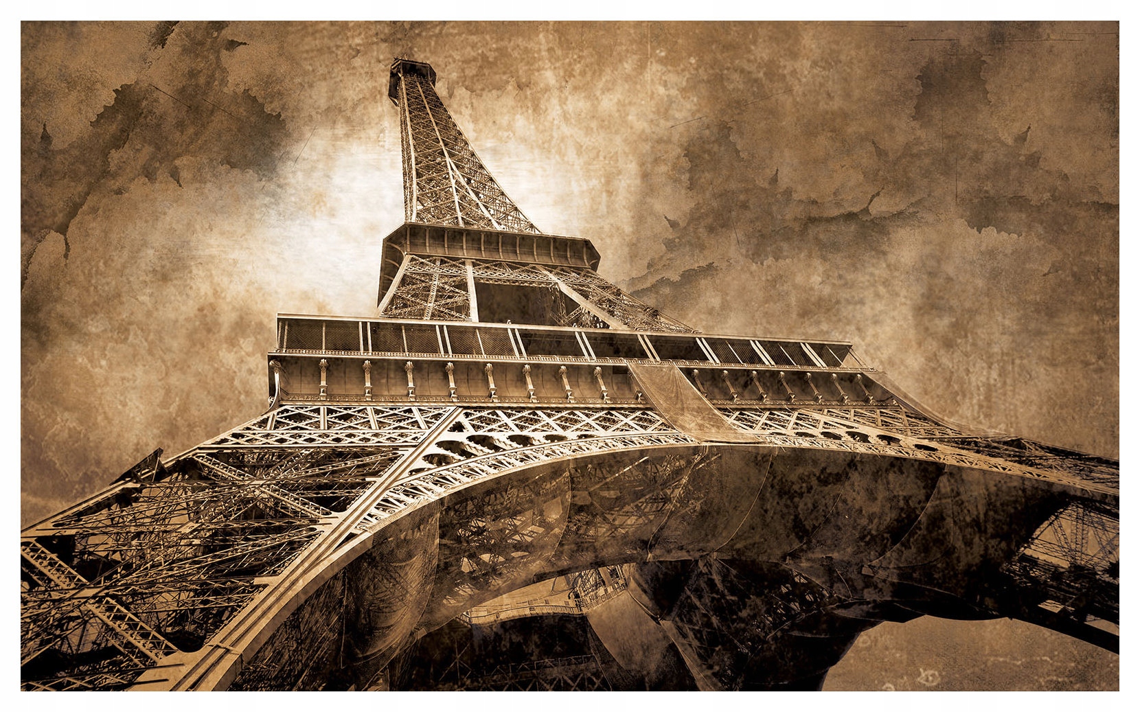 Vliesová fototapeta Eiffelova věž Paříž Francie styl 350x250 lepidlo