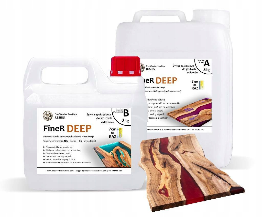 FineR Deep epoxidová pryskyřice pro odlitky 14kg