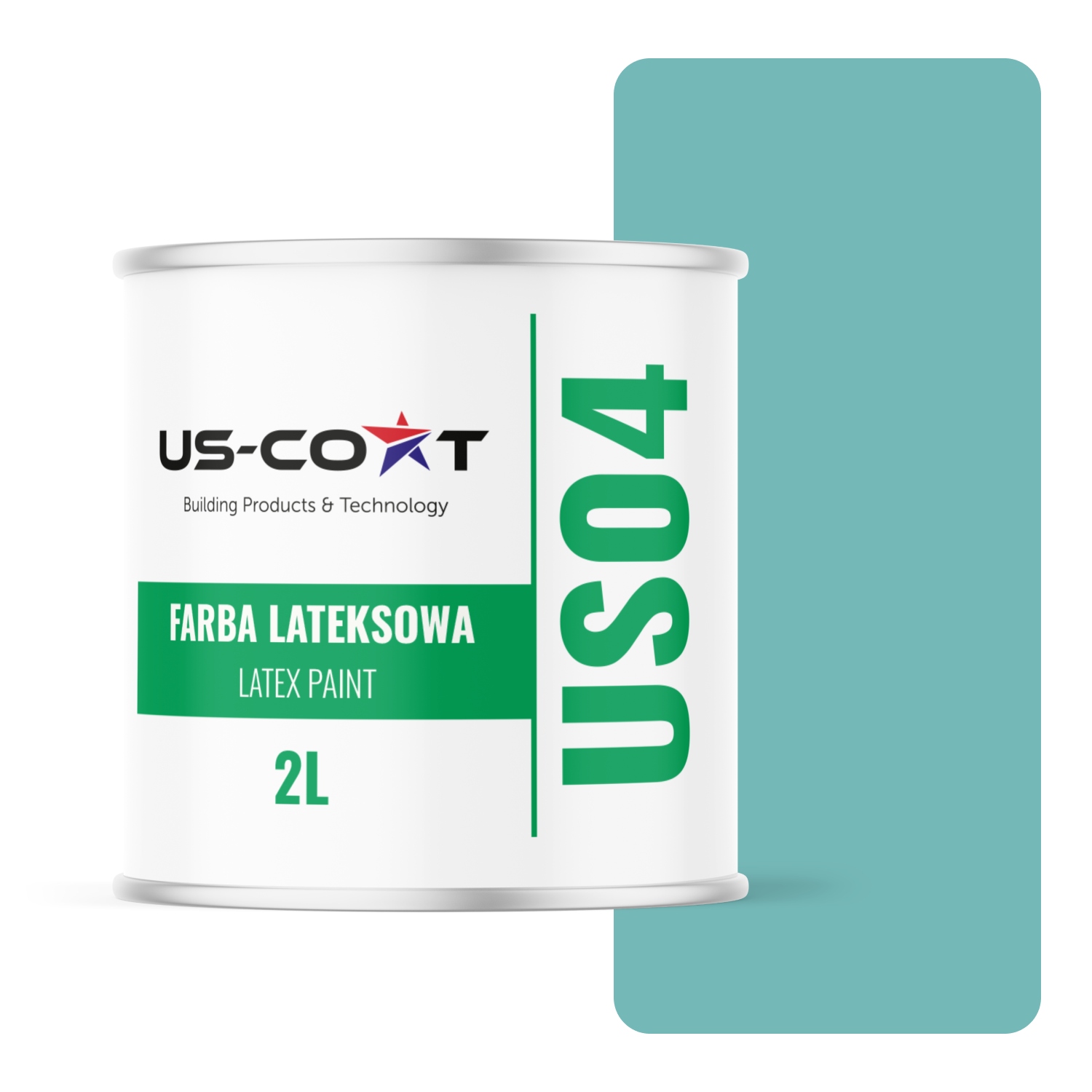 Barva Tyrkysová Barva H1441 2L Hluboká Matná Na Stěny