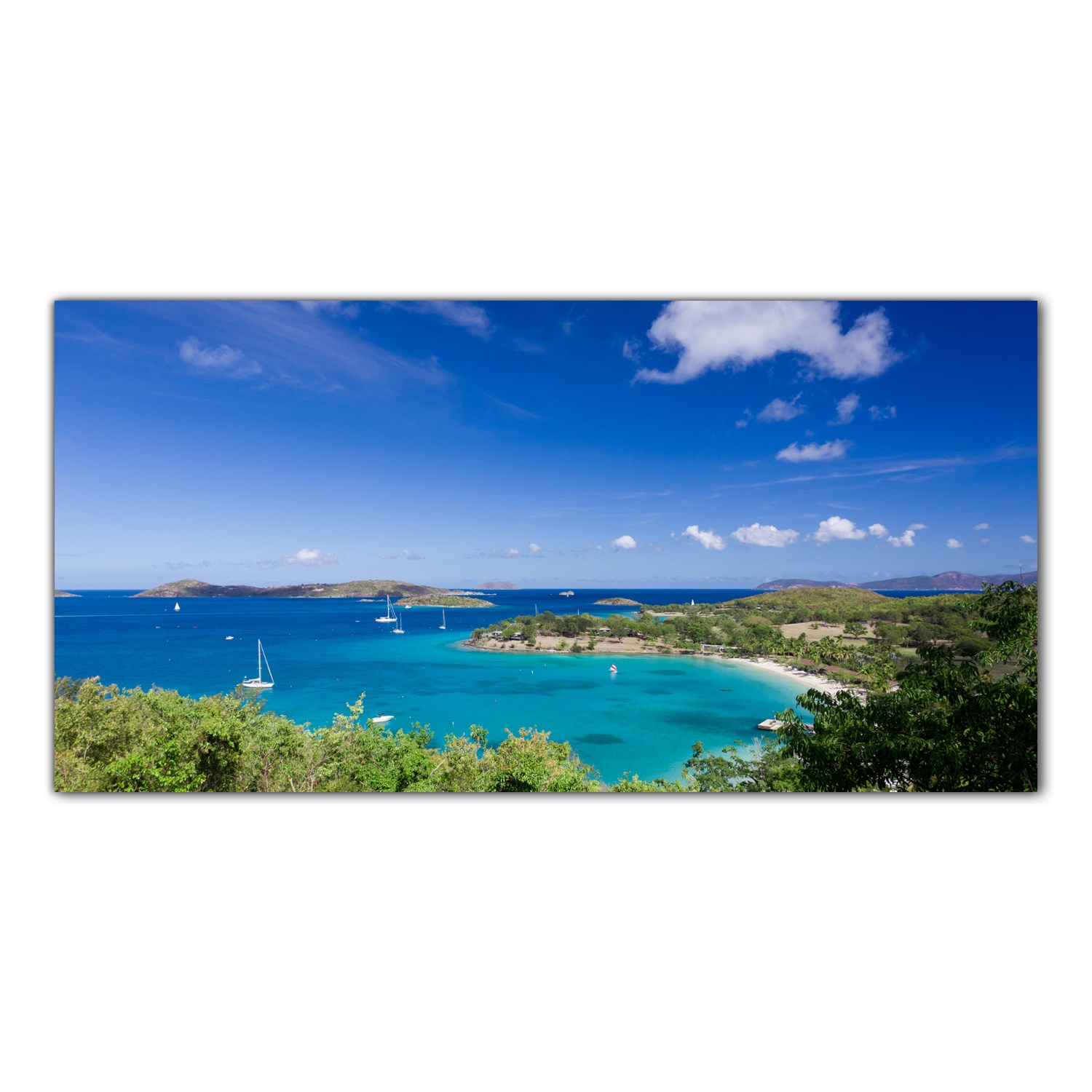 

Hartowany Obraz Szklany Zatoka Morze Plaża 120x60