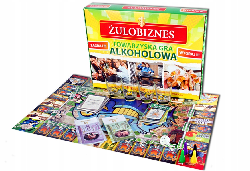 GRA PLANSZOWA ŻULOBIZNES Z KIELISZKAMI TOWARZYSKA Typ Podstawa