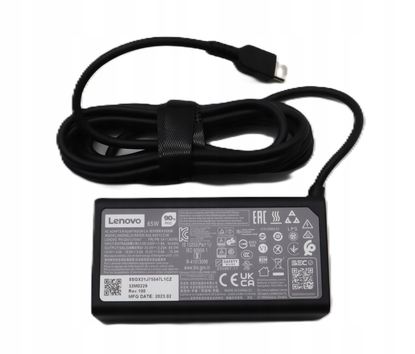 Napájecí adaptér 65W Usb-c 5A10W86251 Lenovo Thinkpad T16 gen5 21WT 21WU 21WX 21WY
