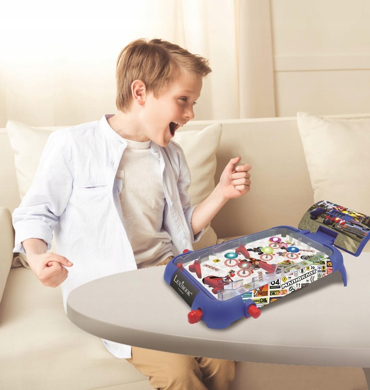 Elektroniczny pinball Lexibook Mario Kart ze światłami i dźwiękami Marka Lexibook