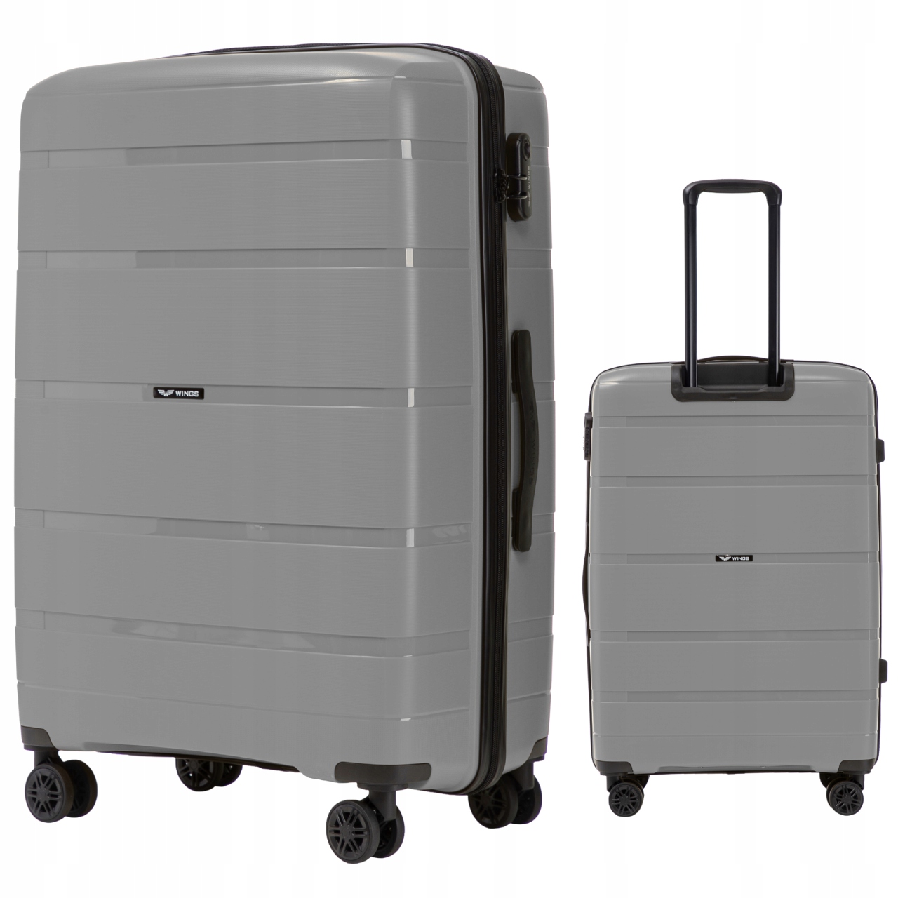 Velký kufr Wings Hawfinch 3.0 Dark Grey Cestovní kufr, tvrdý a odolný