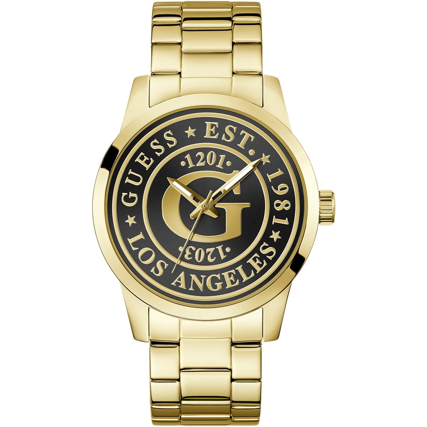 Pánské Hodinky Guess GW0888G2 se zlatým náramkem