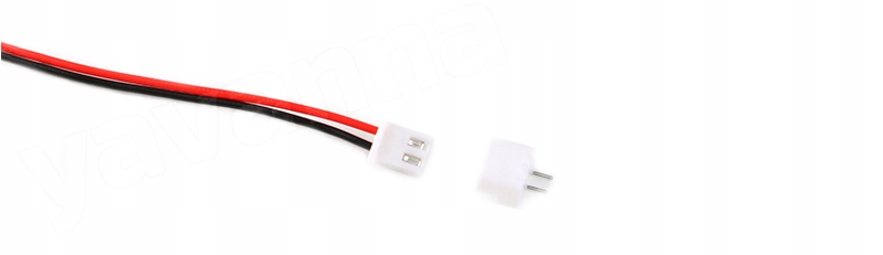 

Kabel Jst 2P konektor wtyk+gniazdo dł. 30cm 26AWG