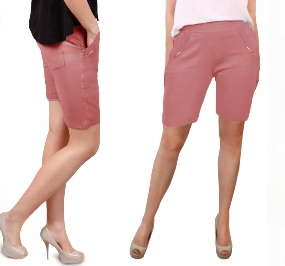 

Krótkie Spodenki jeans Duże c.pudrowy 1161 4XL/5XL