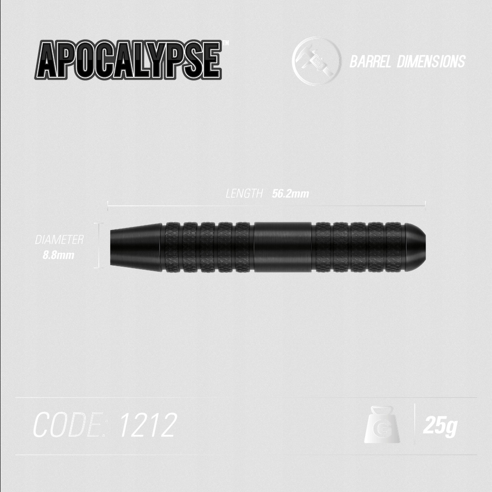 Lotki Rzutki Dart Apocalypse Winmau Steel Tip 25g Kod producenta 1207-24