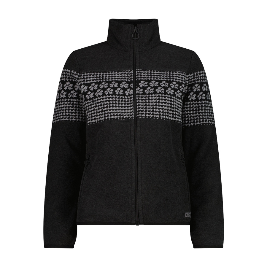Bluza Damska Polar ze Wzorem Cmp Arctic Fleece 35J3806/U973 Czarna