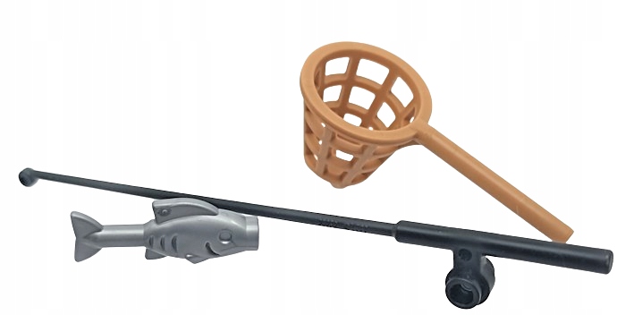 LEGO Akcesoria - Zestaw wędkarza Ryba Podbierak Wędka 64648 2614 24086