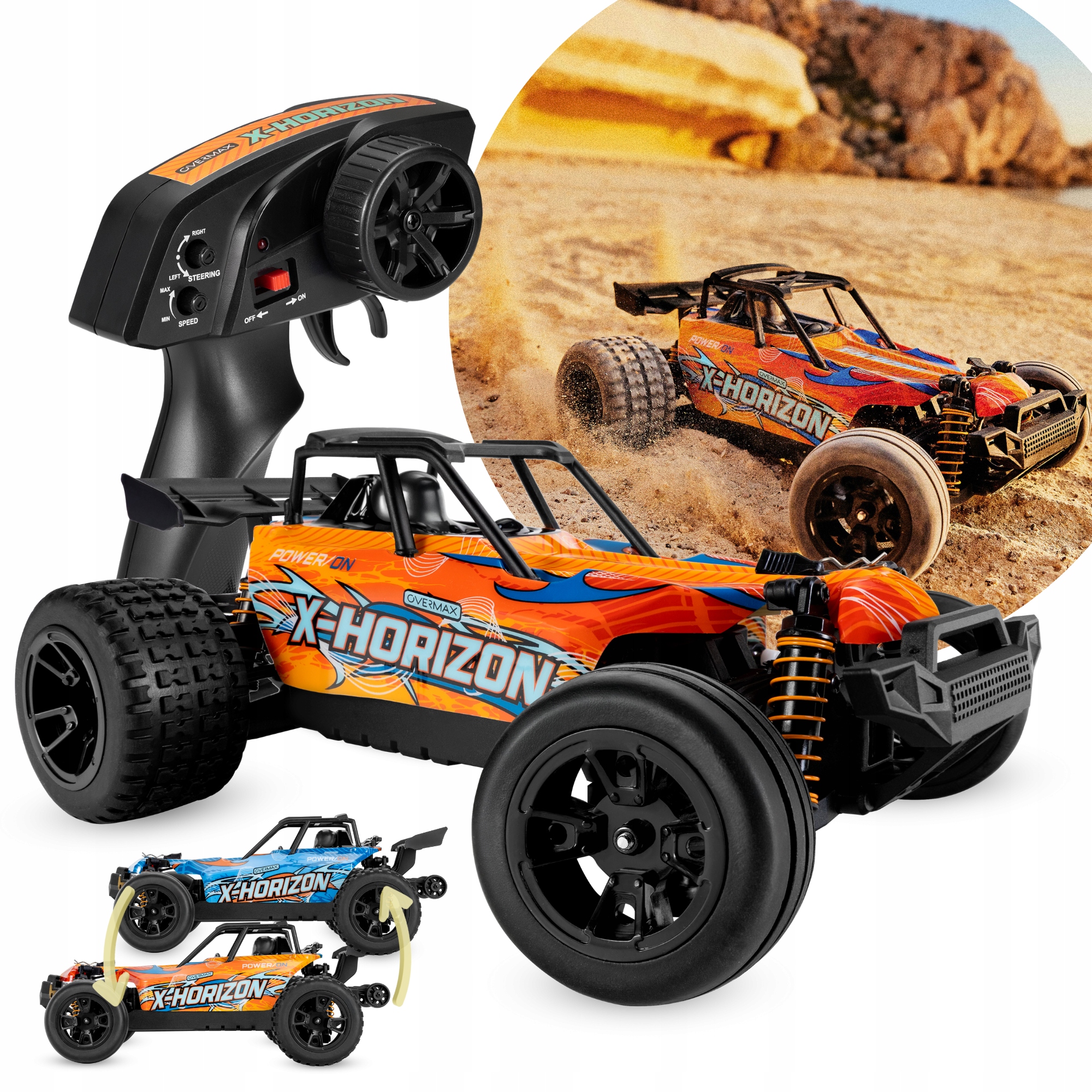 Auto dálkově ovládané autíčko Rc 4x4 100 m 30 km/h
