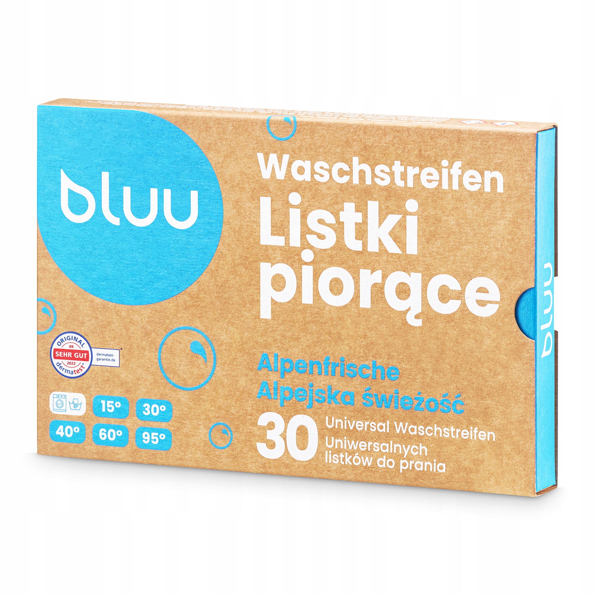 Listki do prania Bluu Alpejska świeżość 30 prań