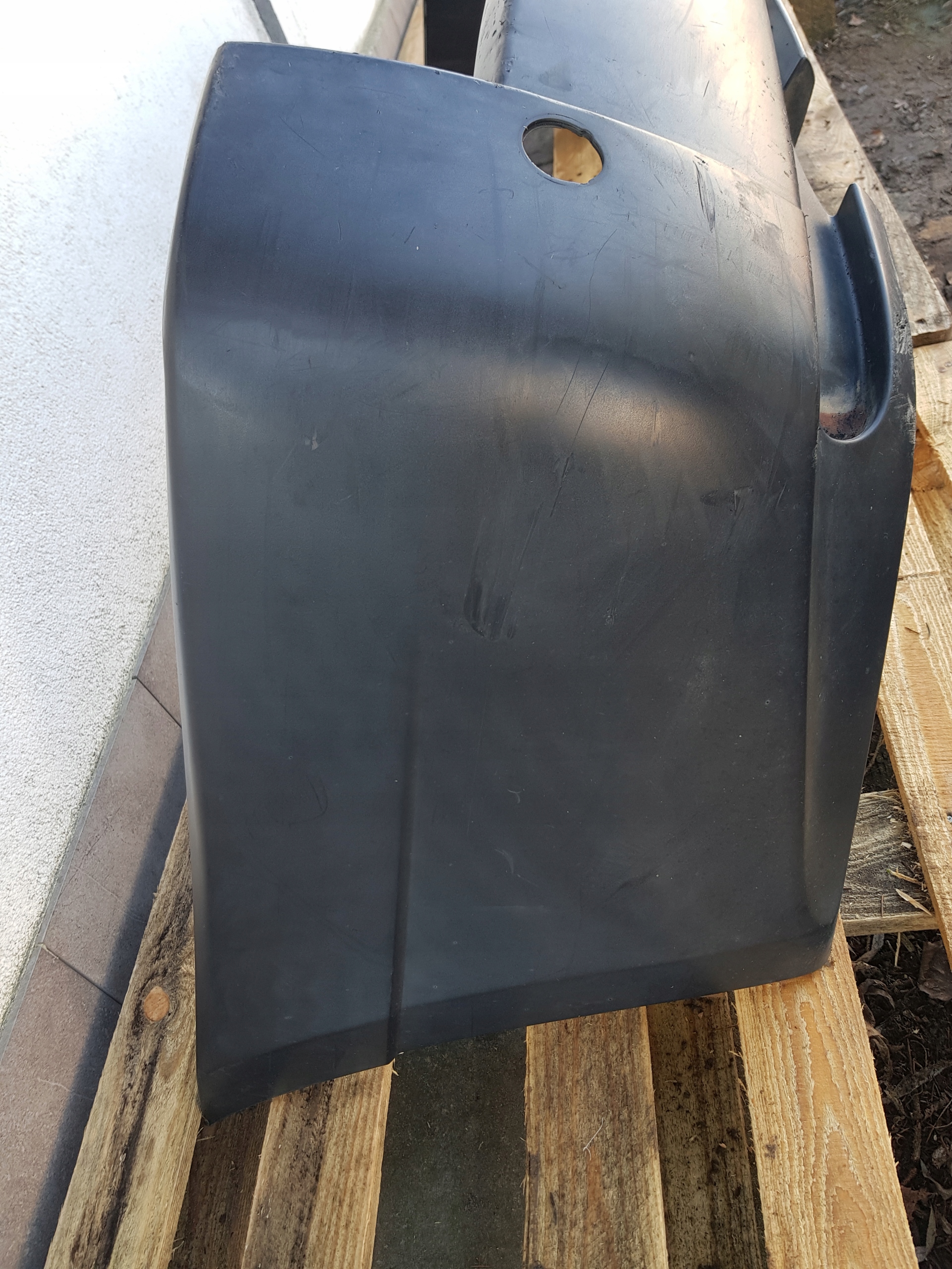 BMW X3 E83 Stoßstange heck hinten schwarzer