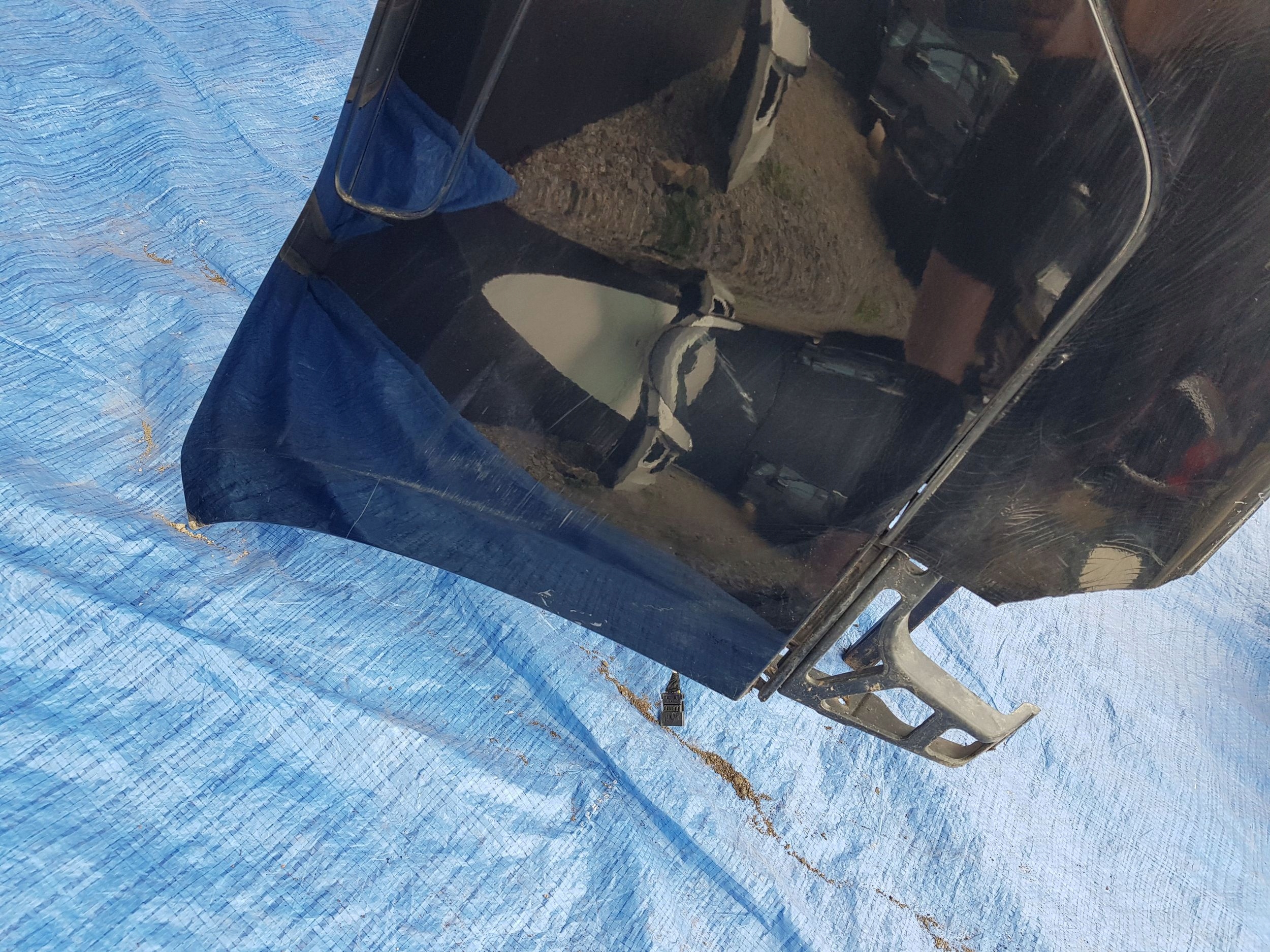 bumper rear part rear MERCEDES GL X164 197 C197