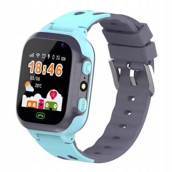 SMARTWATCH DLA DZIECI ZEGAREK DZIECIĘCY LOKALIZATOR LBS + KARTA SIM GRATIS Marka ZeeTech