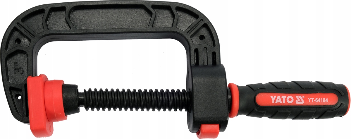 ŚCISK TYP C ŚRUBOWY NYLONOWY 75 MM Marka Yato