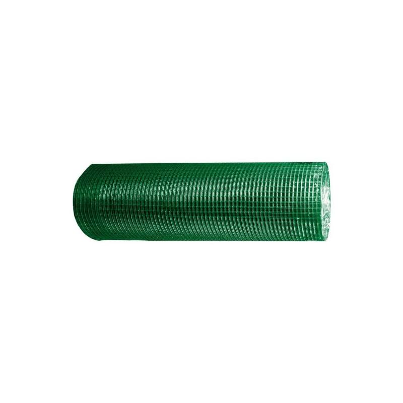 Pletivo čtverec, Pvc 1000/16x16/1,2 mm x 25 m, zelené, Ral 6005