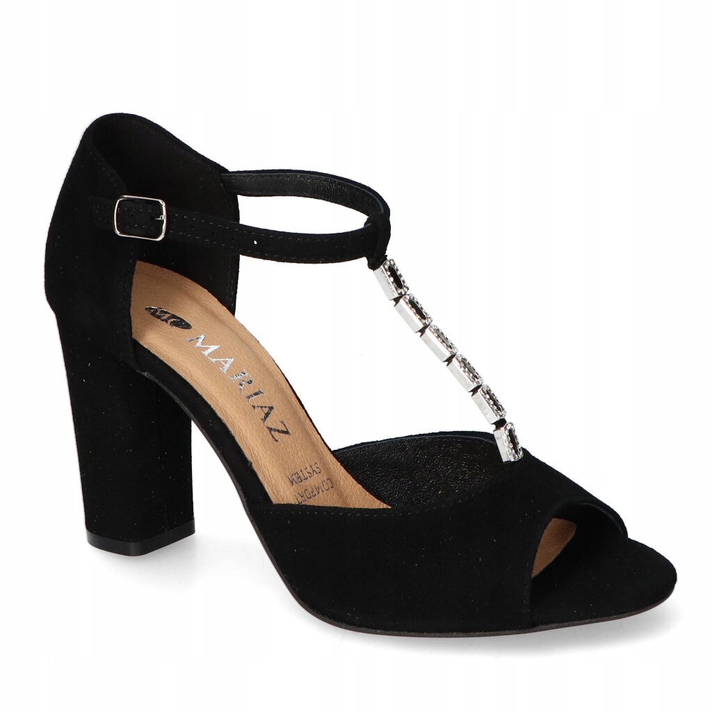 Sandály Mariaž 02306 Černý semiš 40