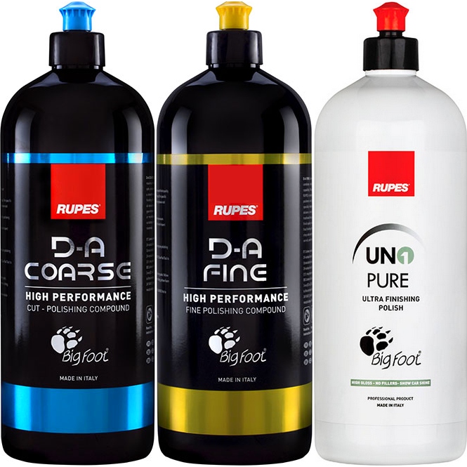 Zestaw polerski RUPES DA Coarse DA Fine Uno Pure