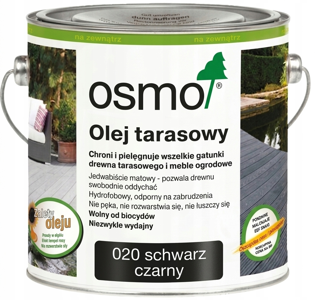 Osmo Terasový olej 020 Čierny 2,5L