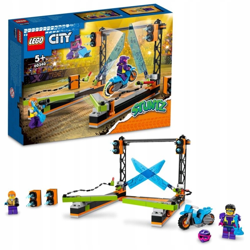 Lego City 60340 Kaskadérská výzva s čepelemi