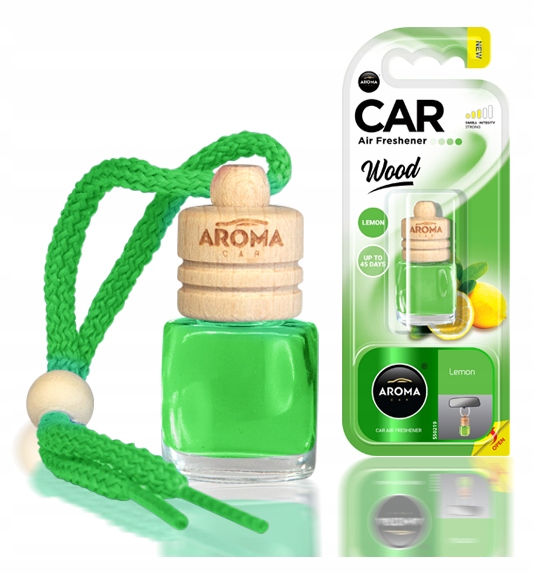 

Aroma Car Wood Odświeżacz powietrza Lemon