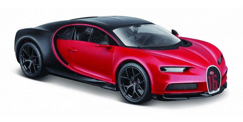 Model kompozitní Bugatti Chiron sport černý