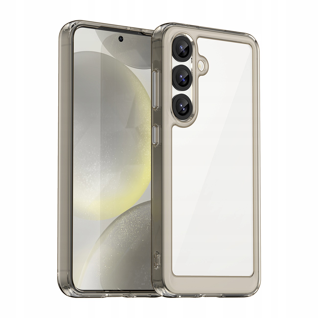 Etui silikonowe Outer Space Case z żelową ramką Samsung Galaxy S25
